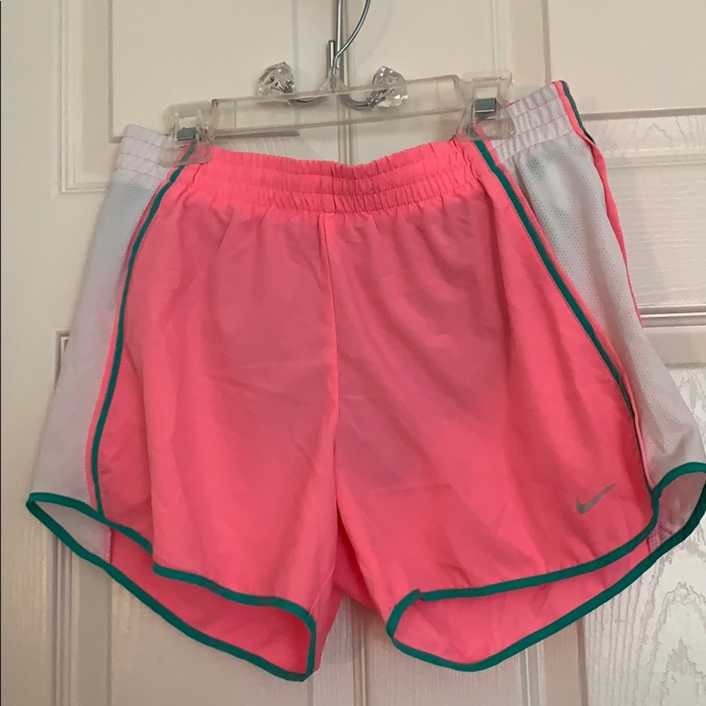 Nike dry fit  bright pink athletic shorts